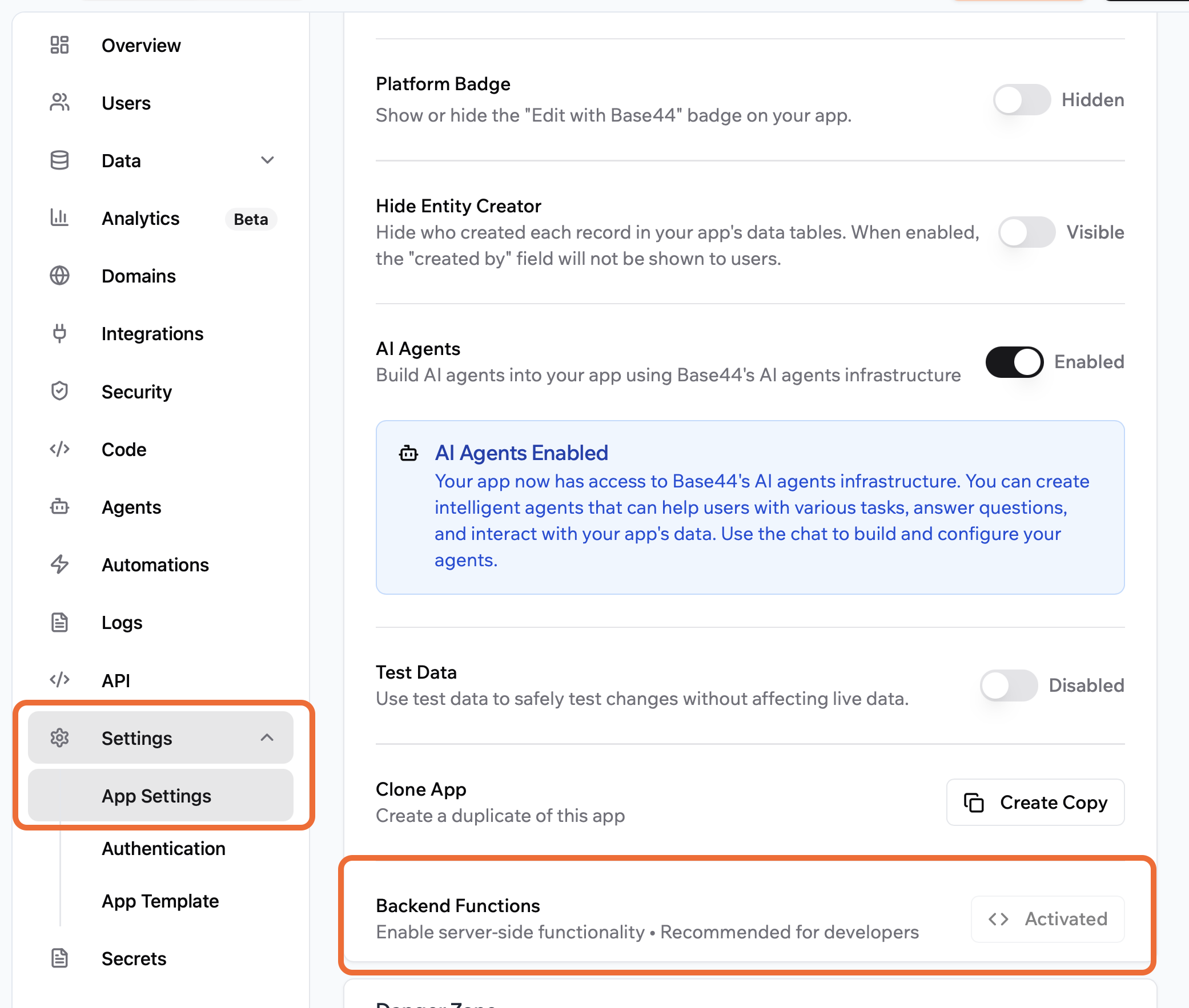 Base44 Navigate to the Dashboard